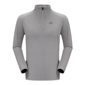 
Pelchhe outdoor stand collar long-sleeved T-shirt for men's new antibacterial high elasticity warm skin-friendly slim half zipper top