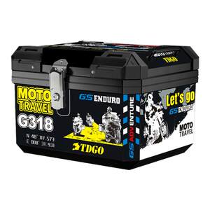 
Motorcycle trunk Non-aluminum alloy large capacity trunk motorcycle electric vehicle rear trunk universal tool box