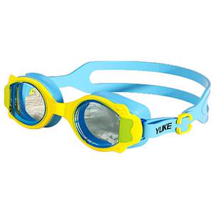 Children's swimming moster waterproof and fog high -definition boys, girls, small, medium -sized frame swimming glasses swimming hats professional equipment