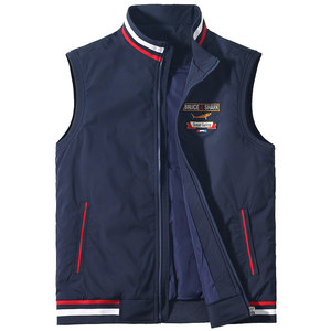 
2024 winter new men's thickened cotton vest Bruce Shark loose large size men's trendy vest jacket