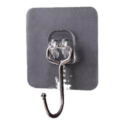 Transparent, enlarged, traceless hook with strong load-bearing capacity and no need to drill holes