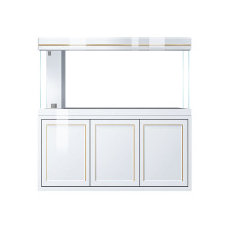 Large fish tank 2025 new simple white light luxury super white dragon fish tank living room screen partition smart aquarium