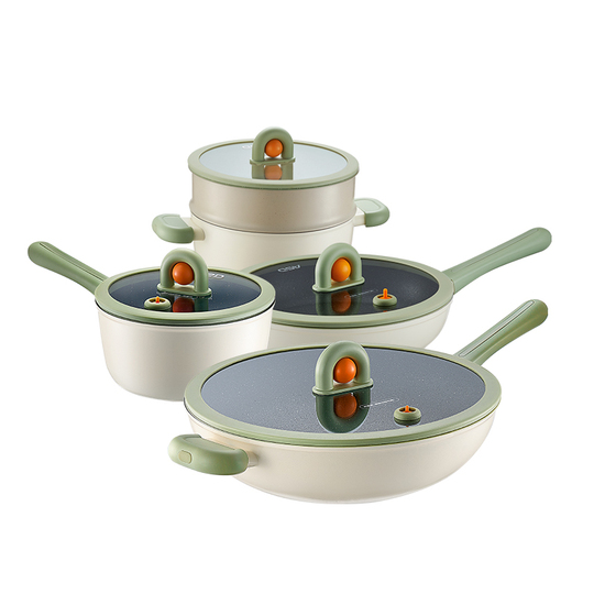 Aisda S39 Micro Pressure Nonstick Cookware Set - 3 Piece