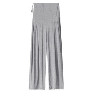 
Maternity Ice Silk Wide Leg Pants 2026 Summer Thin Adjustable Belly Support Straight Leggings Large Size Casual Pants
