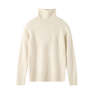 
Cashmere Sweater Women's Pure Cashmere Thick Turtle Collar Loose Sweater Autumn and Winter New Large Size Turtle Collar Bottoming Shirt
