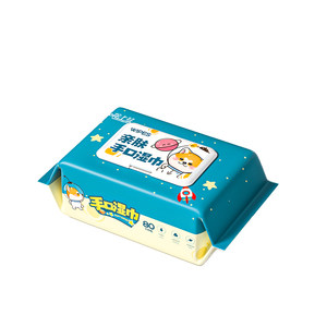
Baby wet wipes for newborns, special wet wipes for hands, mouth and fart, enlarged and thickened 10 large packs of children's wet wipes whole box wholesale