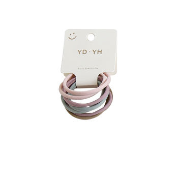Super bomb rubber band hair tie hair rope high elastic small hair ring
