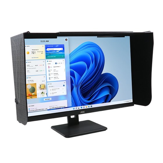 
Sex desktop computer monitor light hood anti-reflection brightness 19-27 inch screen sunshade absorbing instrument
