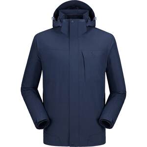 
Camel Outdoor Gray Blue Jacket Men's Three-in-One Heavy Rain Waterproof and Windproof Jacket Thickened Mountaineering Clothing for Women