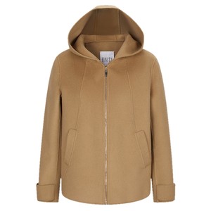 
[Free-sensing cashmere] FINITY HOOZHI 2025 Autumn New Simple Temperature Trench Coat Women