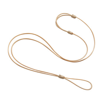 Peace buckle lanyard wax leather necklace rope men and women rings special jade pendant rope hand-woven jade pendant rope