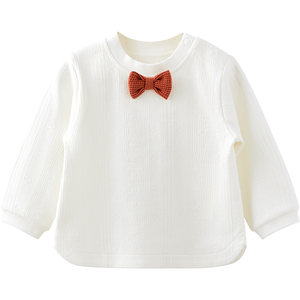 
Weishi Muni baby boy's top spring and autumn baby clothes spring dress sweatshirt long-sleeved T-shirt young master's clothing