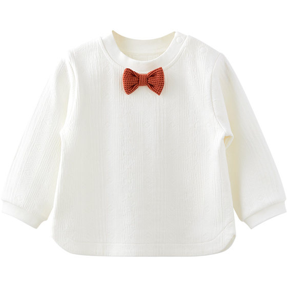 
Weishi Muni baby boy's top spring and autumn baby clothes spring dress sweatshirt long-sleeved T-shirt young master's clothing