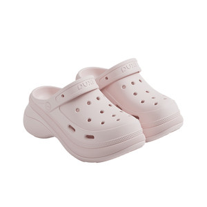 
Pu Xidieyuan 7cm thick-soled heightening clogs for women spring and summer new non-slip beach outer sandals for small people