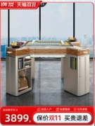 Paiyou Jinlan dòng máy mạt chược thông minh hoàn toàn tự động sang trọng cao cấp thương mại gia đình bàn mạt chược bàn ăn kép