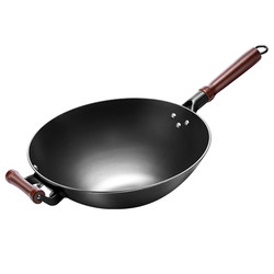 Ancient cauldron cast iron 32CM Jiaxian uncoated wok