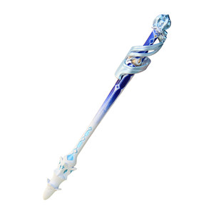 
Genshin Impact Neutral Pen Metal Weapon Model Student Stationery Black Pen Signature Pen Still Water Flowing Glowing Wolf End Surround