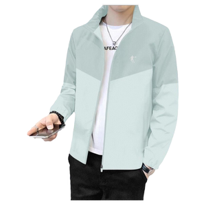 
Jordan trench coat men's 2025 autumn new stand collar water-resistant jacket men's casual jacket top