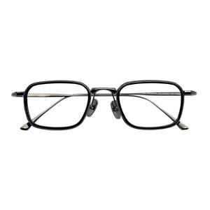 Ni Yongxiao's same ultra-light pure titanium myopia glasses frame men's narrow square frame Wu Zhenyu with titanium frame small eye lens frame