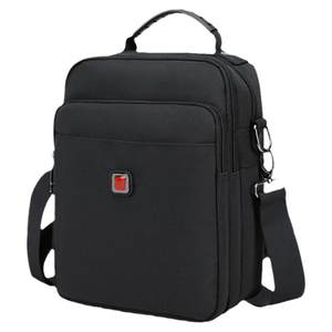 Swiss shoulder bag male oblique cross -shoulder canvas large capacity men's casual bag business handbag work backpack