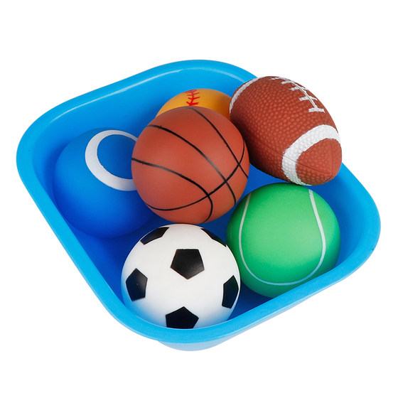 Baby bath toy floating small ball pinching children baby play water toy, soft rubber, animal girl boy