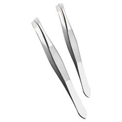 Stainless steel tweezers, multifunctional eyebrow clip, false eyelashes for men and women, beard plucking, eyebrow trimming, blackhead removal clip