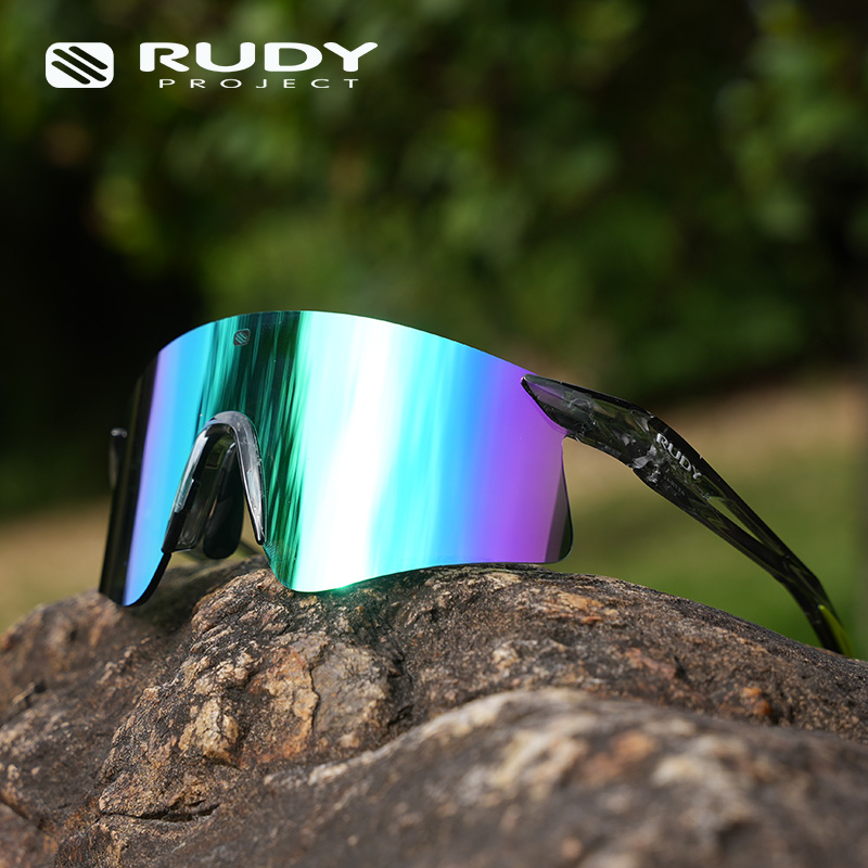 Rudy Project 璐迪 骑行眼镜太阳镜男女跑步运动墨镜ASTRAL 水晶灰/多层镀膜绿