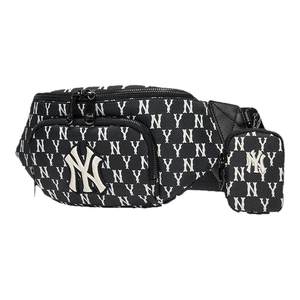 MLB official male and female couple chest bag retro flower light pocket bag fashion casual shoulder bag HSM01
