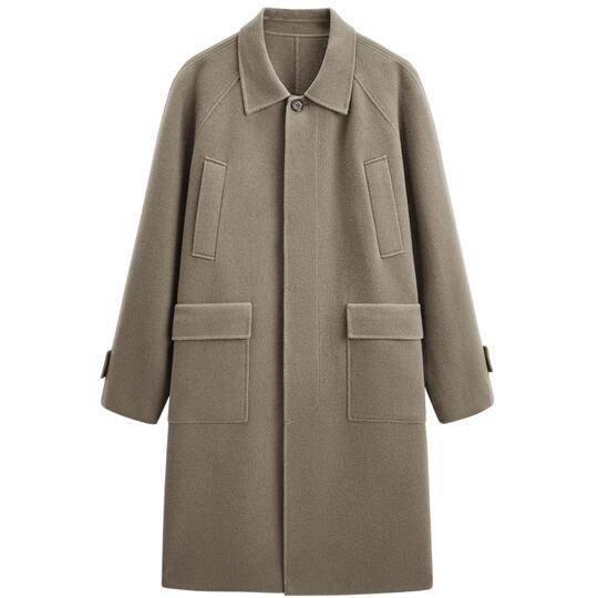 Gx Men's Long Wool Coat - Gex12628014