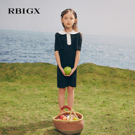 RBIGX瑞比克童装夏季新款雪纺元气学院女童连衣裙