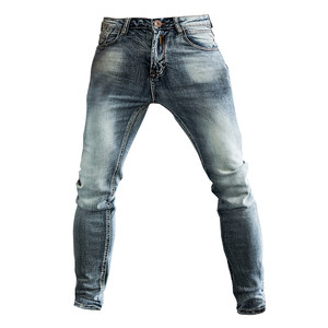 
Fitness Wolf Lifting Casual Sports Versatile Fitness Jeans Elastic Squat Breathable Coach Slim Muscular Men's Training Pants