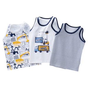 
Boys' vest pure cotton type A baby boy children's baby boy inner wear small vest children's bottoming hurdles close-fitting