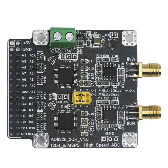 AD9226 ADC-Modul – 65 MSps Hochgeschwindigkeits-A/D-Wandler, Signalerfassung, Analog-Digital-Umwandlung, Für FPGA-Entwicklung