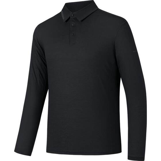 
ANTA Champion Hiking Soft-wool Sheep Wool Long Sleeve POLO Shirt Men's Long T-Shirt 152530408
