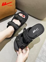 Warrior, летние тапочки, обувь, спортивные сандалии, слайдеры для выхода на улицу, свободный крой, 2024 года, в стиле Шанель