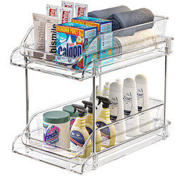 Under sink storage rack multifunctional bathroom storage