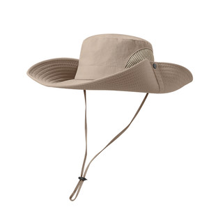 Pull back hat men's outdoor mountaineering travel sun protection large brim new fisherman hat men's sun hat summer