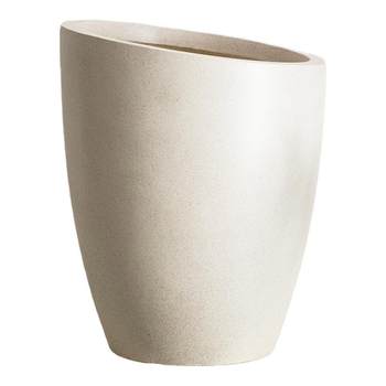 Magnesium mud floor-standing flowerpot light luxury large slant mouth