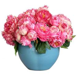 Flower art set Chinese living room peony peony and peony simulated flowers
