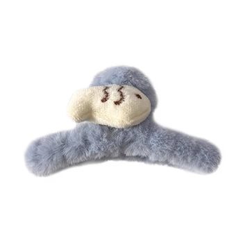 Grab the cute plush clip headwear headgear autumn and winter new models
