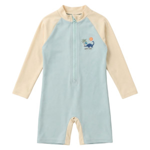 
Boys swimwear children's summer swimsuit children's cute dinosaur one-piece long-sleeved sun protection swimsuit 2026 summer new style
