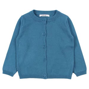 
Parent-child sweater cardigan thin spring and summer small and medium-sized boys and girls solid color versatile thread coat cotton sweater jacket