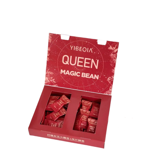 Authentic Slim Queen Little Magic Bean Pressed Candy Ibeqiao Black Coffee Slim Elegant Mystery Crystal White Tomato Fruit and Vegetable Peptide