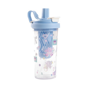 
VANWALK Handbook House Portable Tea and Water Separating Transparent Water Cup Summer Girls High-Looking Straw Cup