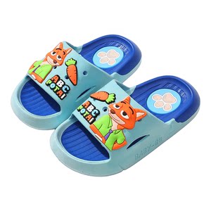 
Summer Zootopia children's slippers for boys and girls Judy Nick cartoon soft-soled non-slip home baby slippers