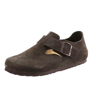 Devo/Women's cork shoes casual retro genuine leather