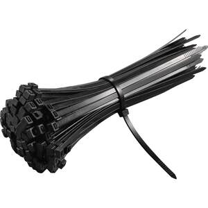 
Nylon cable ties are sold by the weight of 0.5kg. High-strength anti-aging plastic cable ties are bundled with black and white tensioners.