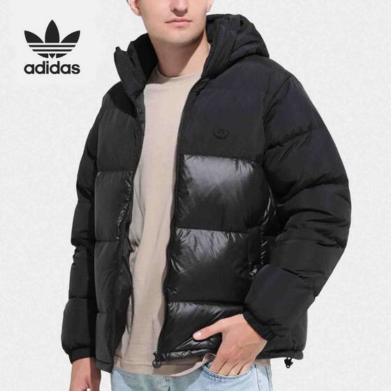 Adidas/阿迪达斯正品三叶草 冬季户外男子休闲运动羽绒服 GE1324