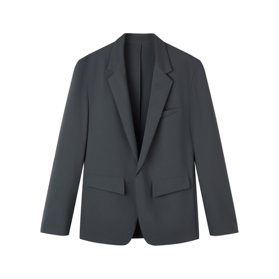 
'Hexagon' functional suit 275g Japanese technology blended anti-wrinkle drape machine washable jacket for men new