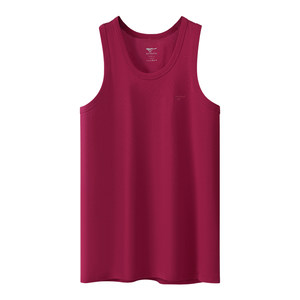 
Septwolves Men's Pure Cotton Vest Zodiac Year Red Horse Year Underwear Socks Set Wine Red Wedding Bottoming Underwear